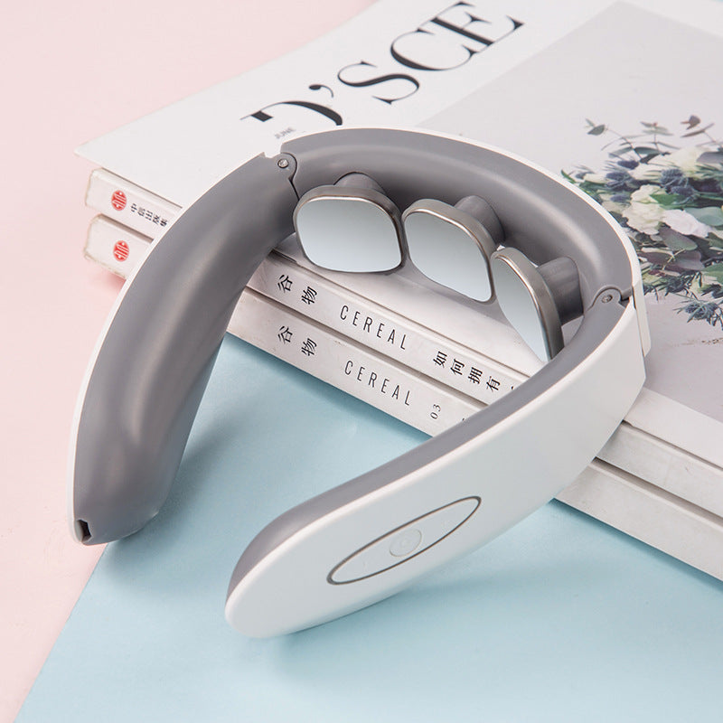Multifunctional Special Cervical Spine Massager Electromagnetic Electric Shock Pulse Physiotherapy Instrument Neck Massager Neck Protector Wholesale