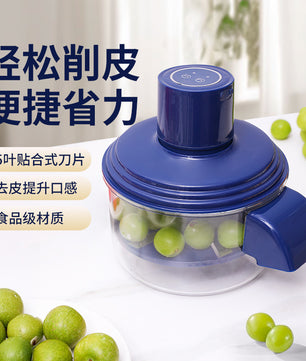 Cross-Border Popular Grape Peeling Machine in Europe, Japan, and Korea, Fully Automatic Household Electric Fruit Peeler, Green Grape Peeling Machine