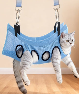 New detachable pet care bed, grooming hammock for small dogs, cat and dog bathing stand, nail clipper holder