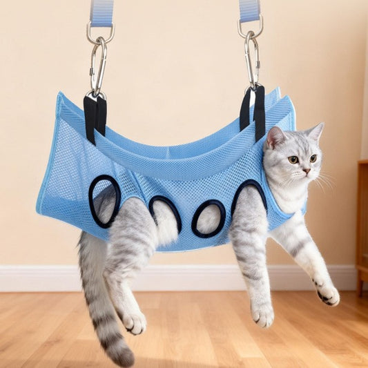 New detachable pet care bed, grooming hammock for small dogs, cat and dog bathing stand, nail clipper holder