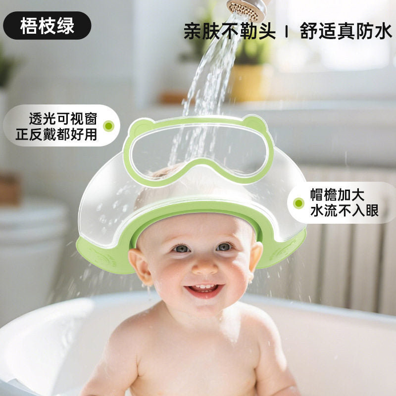 Baby Shower Cap, Baby Hair Washing Tool, Children's Ear Protection Shampoo Cap, Adjustable Children's Bathing Waterproof Cap