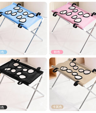 New detachable pet care bed, grooming hammock for small dogs, cat and dog bathing stand, nail clipper holder