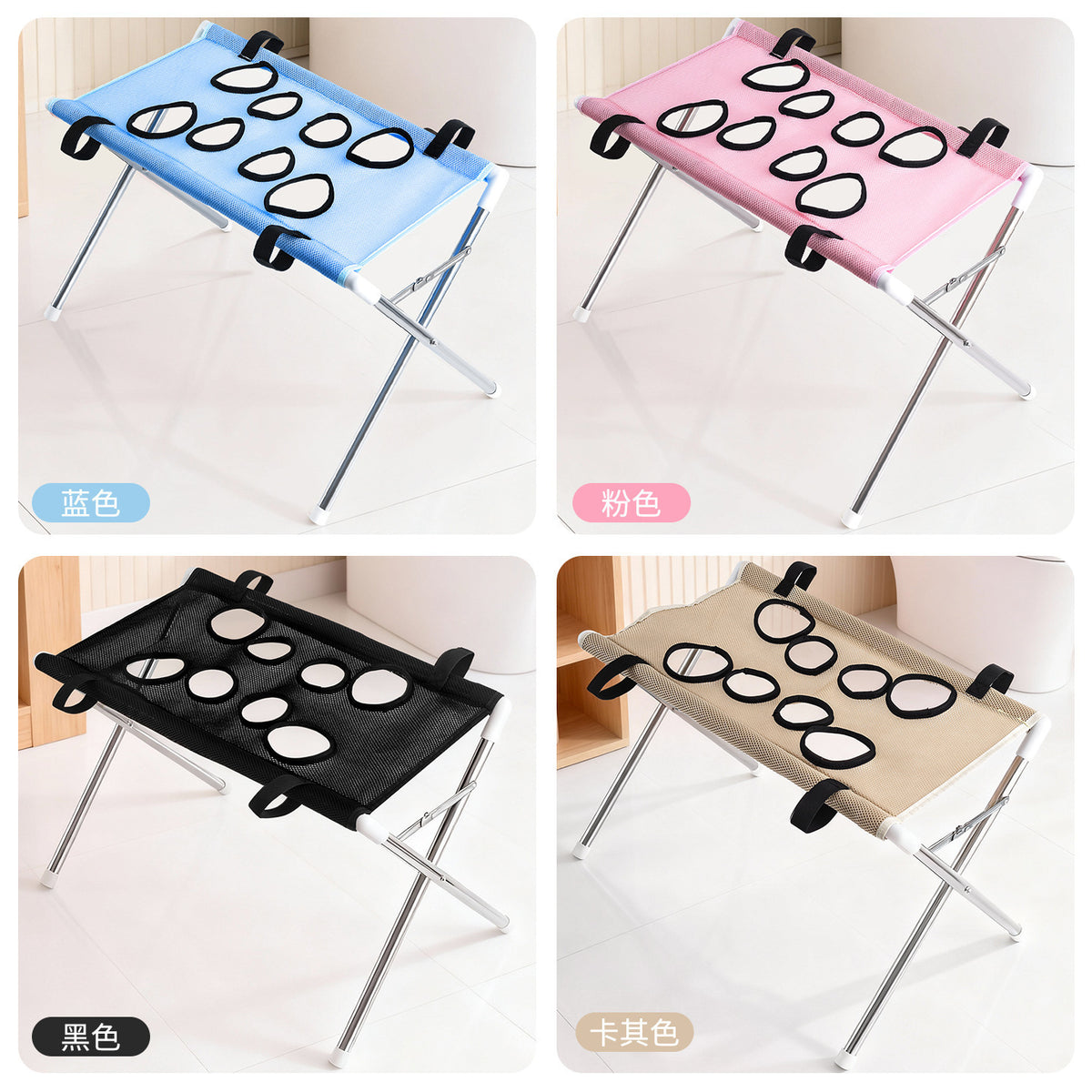New detachable pet care bed, grooming hammock for small dogs, cat and dog bathing stand, nail clipper holder