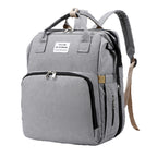 Cross-border New Folding Sleeping Mummy Bag Multifunctional Mother and Baby Bag Mother Bag Bottle Backpack Diaper Backpack