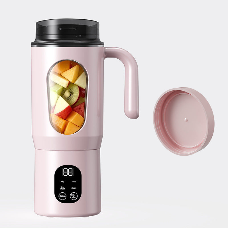 New Portable Household Mini Juicer Cup – Multifunctional, Rechargeable, and Ice-Crushing Capable