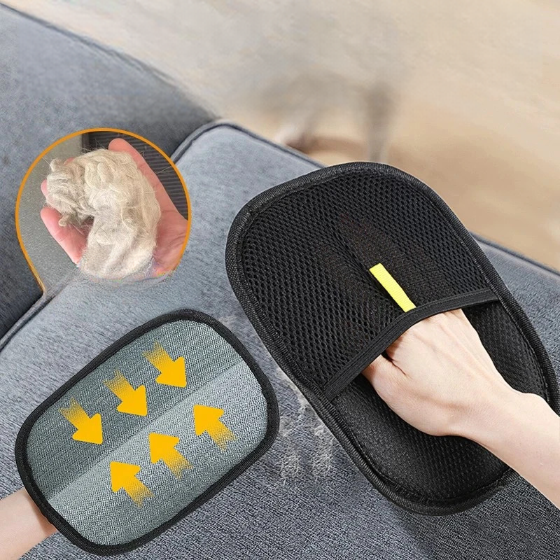 Pet Hair Removal Gloves Cat Hair Cleaner Cat Hair Removal Cats Artifact Hair Removal Brush Hair Removal Brush Dog Double-sided Brush