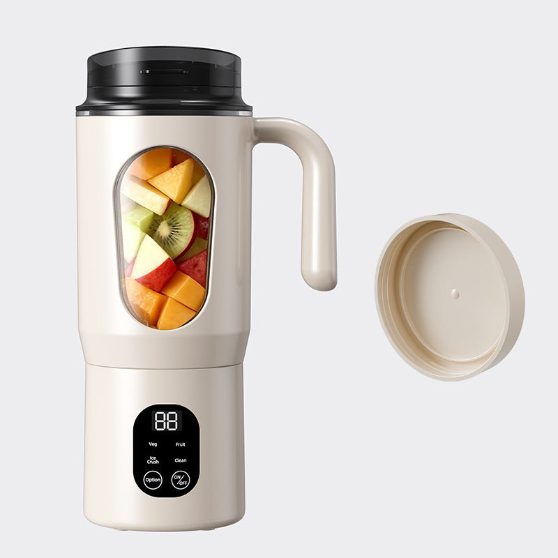 New Portable Household Mini Juicer Cup – Multifunctional, Rechargeable, and Ice-Crushing Capable